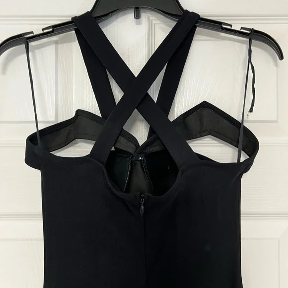 The Indecent Proposal Dress. Gorgeous Black Semi Formal Maxi Dress. - Picture 6 of 11